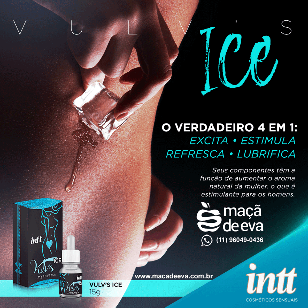 Vulv’s Ice - Excitante Feminino Resfrescante 4x1 – Sex Shop Maçã de Eva