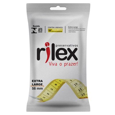 Preservativo Rilex Extra Large - Camisinha - Sex Shop Maçã de Eva