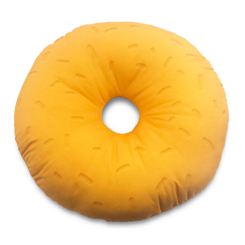 Almofada Rosquinha Donut Morango - 40 x 40 cm - Loja Maçã de Eva