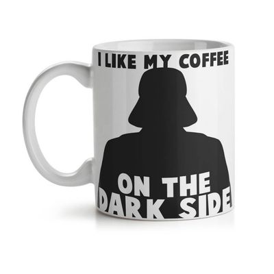 Caneca Geek Side - Dark Side Coffee - Loja Geek Maçã de Eva