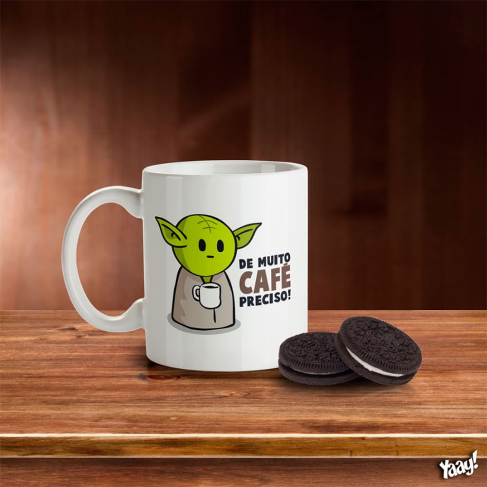 Caneca DrPepper Mestre MiniOda Muito café você deve beber - Loja Geek Maçã de Eva