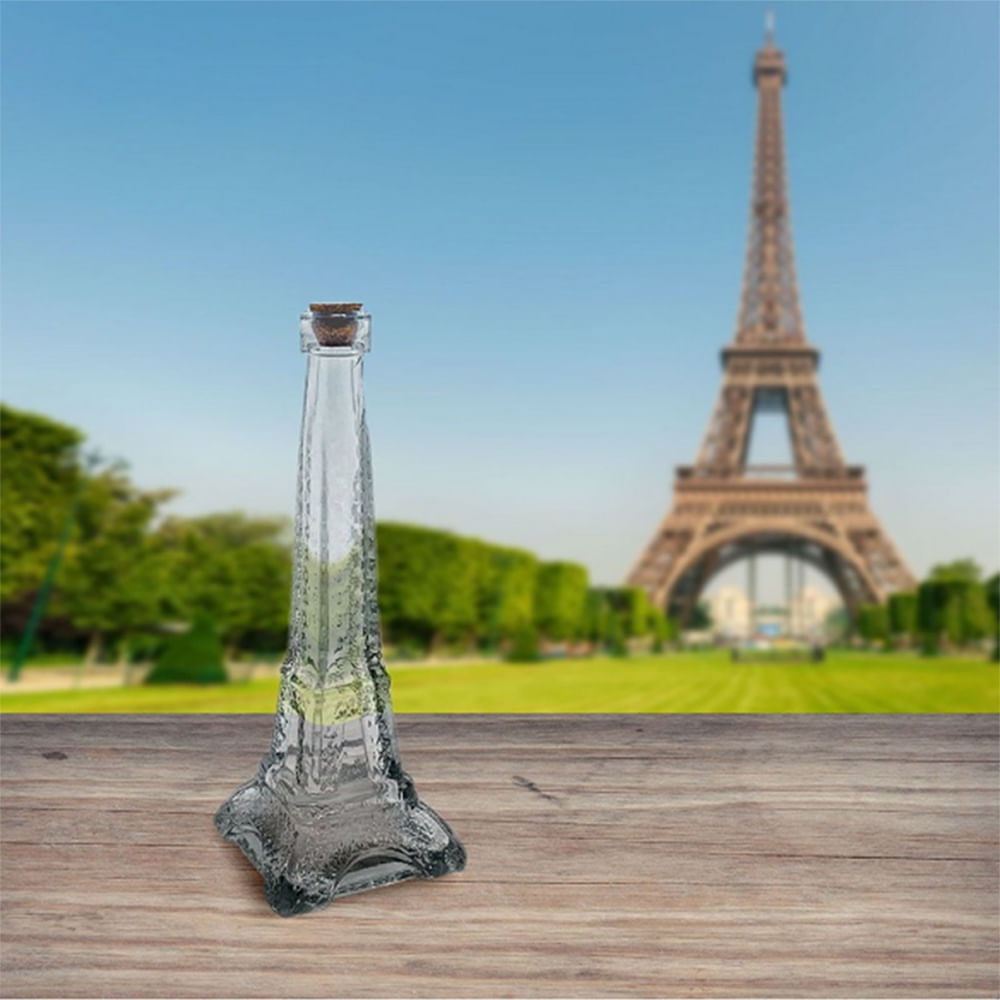 Garrafa Torre Eiffel pequena - Loja Geek Maçã de Eva