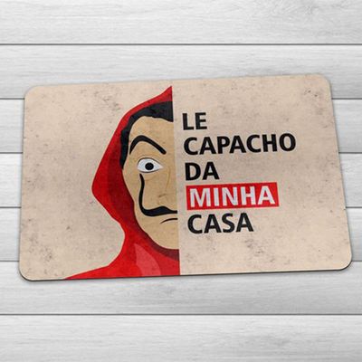 Capacho Eco Slim 3mm Le Capacho Da Minha Casa - 60x40cm - Loja Geek Maçã de Eva