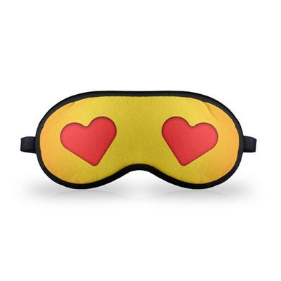 Máscara de Dormir em neoprene - Emoticon Emoji Amor - Loja Geek Maçã de Eva
