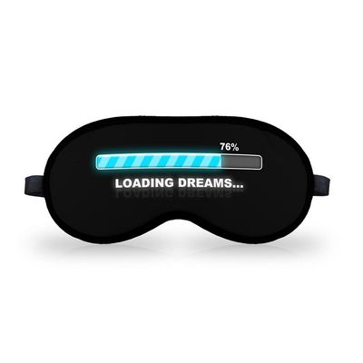 Máscara de Dormir em neoprene - Loading Dreams - Loja Geek Maçã de Eva