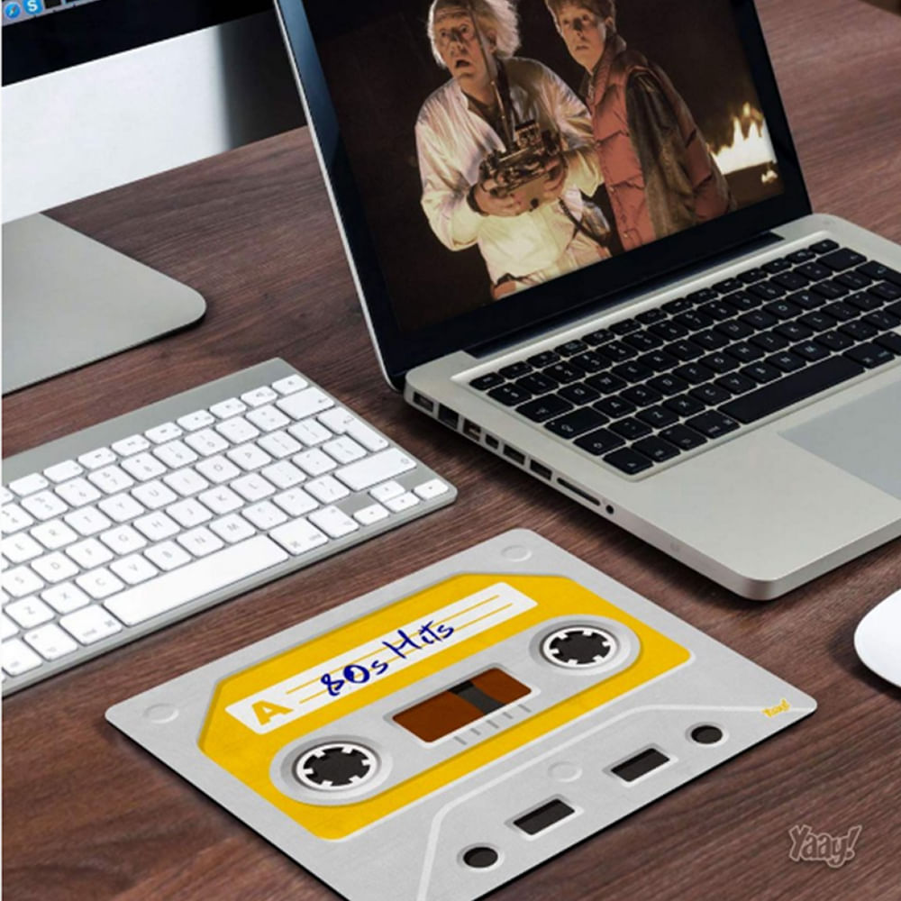 Mouse pad Fita Cassete 80s Hits - Loja Geek Maça de Eva