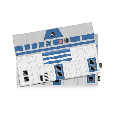 Jogo Americano Geek Side Faces R2 azul - 2 peças - Loja Geek Maça de Eva