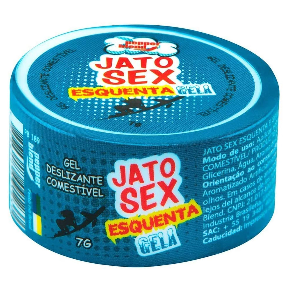 Kit Jato Sex Lubrificante Intimo Comestível Esquenta e Gela