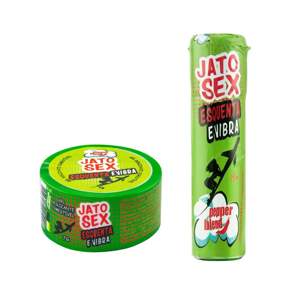 Kit Jato Sex Hot - Gel Esquenta e Vibra - Sex Shop Maçã de Eva