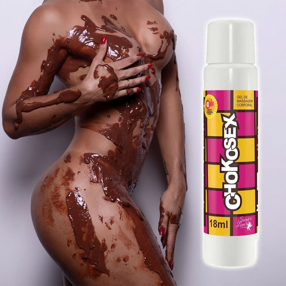 ChokoSex - Gel Beijável para Sexo Oral Sabor Chocolate - Sex Shop Maçã de Eva