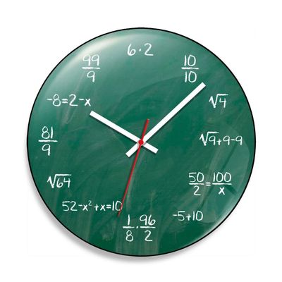 Relógio de Parede Geek Blackboard - 30 cm